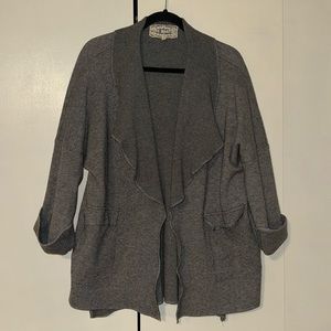 PINK MARTINI Grey sweater blazer